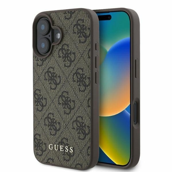 Guess 4g Classic Back Cover Πλαστικό Καφέ (iPhone 16)