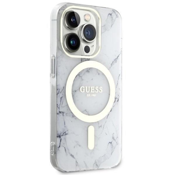 Guess MagSafe Back Cover Σιλικόνης Marble (iPhone 14 Pro Max)