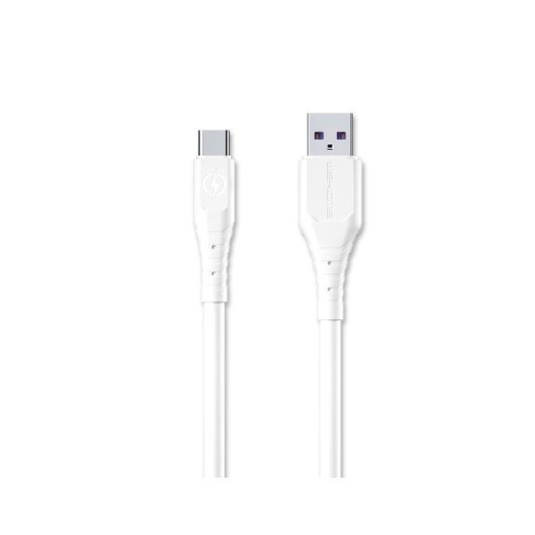 WK WDC-152 USB 2.0 Cable USB male - USB-C male Λευκό 2m