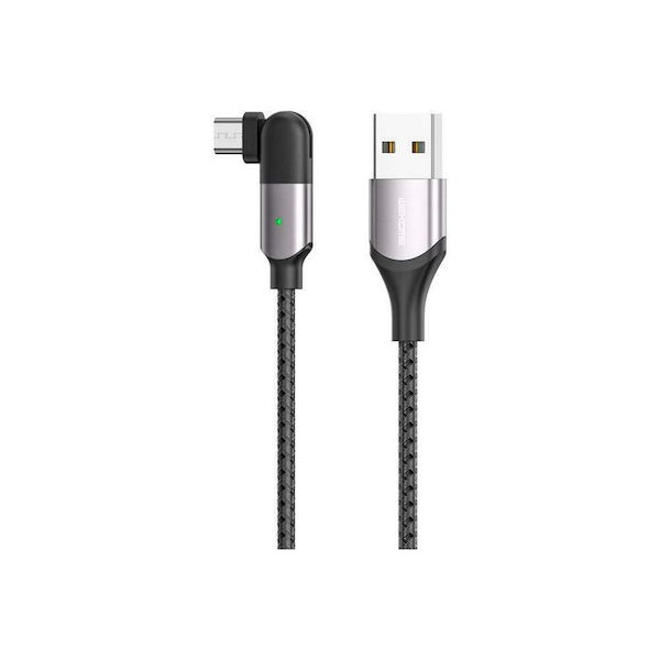 WK WDC-142 Braided USB 2.0 to micro USB Cable Tarnish 1m