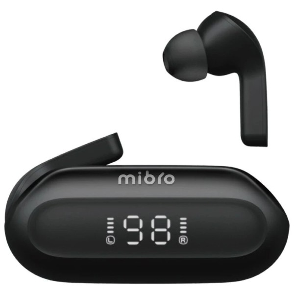 Mibro Earbuds 3 Bluetooth Handsfree Ακουστικά με Θήκη Φόρτισης Μαύρα